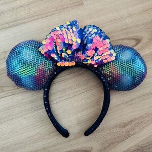 Disney Parks -  Hong Kong Disneyland 15th Anniversary Sequinned Minnie Ears